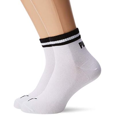 PUMA Sportstrumpor (set om 2) herr, Vit (vit 300), 35/38 EU PUMA Sportstrumpor (set om 2) herr, Vit (vit 300), 35/38 EU