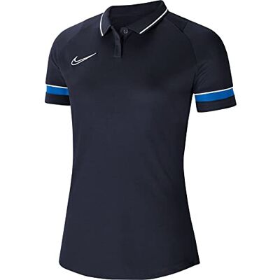 NIKE Dri-Fit Academy, Pikétröja Kvinna, Obsidian/Vit/Royal Blå/Vit, XS NIKE Dri-Fit Academy, Pikétröja Kvinna, Obsidian/Vit/Royal Blå/Vit, XS