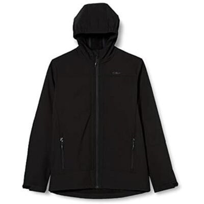 CMP Pojkens softshelljacka med fast huva black (U901) schwarz (U901) 116 CMP Pojkens softshelljacka med fast huva black (U901) schwarz (U901) 116