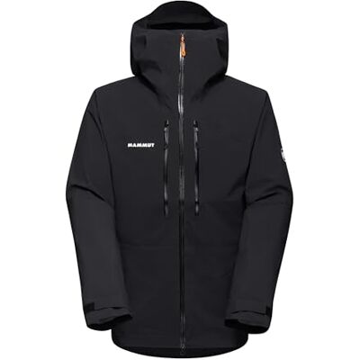 Mammut Hardshelljacka för män, från Taiss, S, svart, huvtröja, funktionell jacka, av DRYtechnology Pro 3 L, svart, S Mammut Hardshelljacka för män, från Taiss, S, svart, huvtröja, funktionell jacka, av DRYtechnology Pro 3 L, svart, S