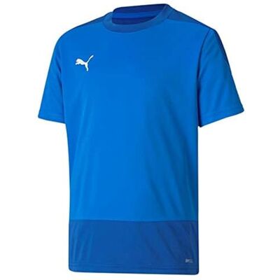 PUMA Unisex Kinder, teamGOAL 23 Training Jersey Jr T-shirt, Electric Blue Lemonade-Team Power Blue, 140 PUMA Unisex Kinder, teamGOAL 23 Training Jersey Jr T-shirt, Electric Blue Lemonade-Team Power Blue, 140