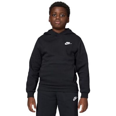 NIKE FD3000-010 K NSW Club FLC HDY LBR sweatshirt unisex svart/vit storlek S NIKE FD3000-010 K NSW Club FLC HDY LBR sweatshirt unisex svart/vit storlek S