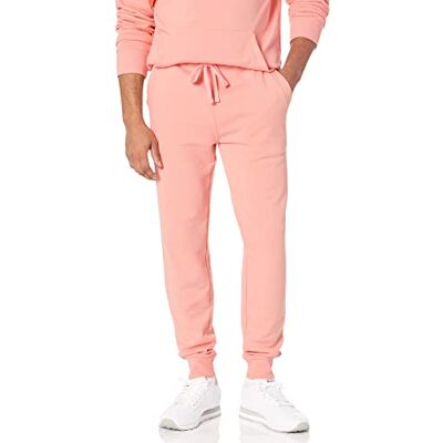 Amazon Essentials lättvikts franska terry-joggingbyxor (finns i stora och långa), persika, Large Amazon Essentials lättvikts franska terry-joggingbyxor (finns i stora och långa), persika, Large