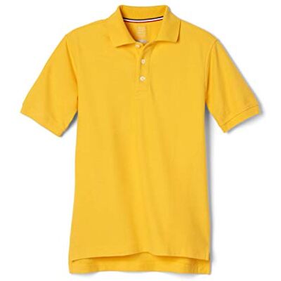 French Toast Boys' Short Sleeve Pique Polo Uniform Shirt (Standard & Husky), Gold, 2T French Toast Boys' Short Sleeve Pique Polo Uniform Shirt (Standard & Husky), Gold, 2T