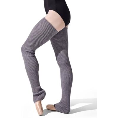 Capezio Dam CK10954W 68,5 cm benvärmare, grå, ONE Capezio Dam CK10954W 68,5 cm benvärmare, grå, ONE