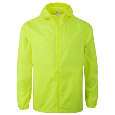 Mukua Stockton, Cortavientos unisex vindjacka, Neon gul, S Mukua Stockton, Cortavientos unisex vindjacka, Neon gul, S