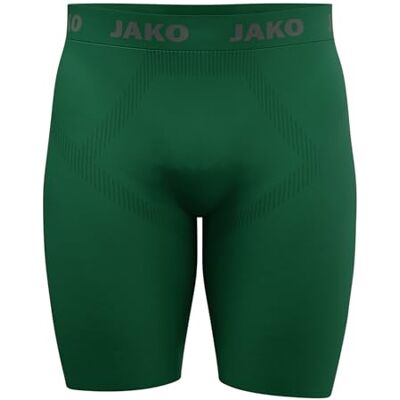 JAKO Unisex korta tights sömlös, mörkgrön, XS JAKO Unisex korta tights sömlös, mörkgrön, XS