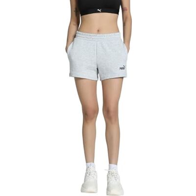 PUMA ESS Small No. 1 logotyp 10 cm shorts TR ljusgrå ljung PUMA ESS Small No. 1 logotyp 10 cm shorts TR ljusgrå ljung