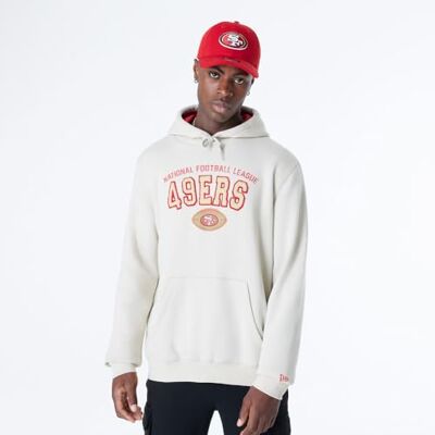 San Francisco 49ers unisex Nfl 3:e ner pullover med huva klassisk sten officiell lag färg tröja med huva San Francisco 49ers unisex Nfl 3:e ner pullover med huva klassisk sten officiell lag färg tröja med huva