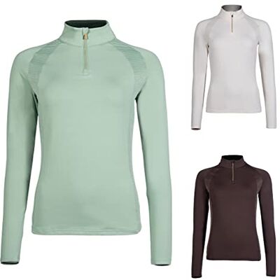 HKM Basil Funktionströja för kvinnor, Mörkbrun, XXL HKM Basil Funktionströja för kvinnor, Mörkbrun, XXL