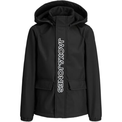 JACK & JONES JUNIOR Jjematt Softshell Hood Sn Jnr, svart, Numeric_152, svart, numeric_152 JACK & JONES JUNIOR Jjematt Softshell Hood Sn Jnr, svart, Numeric_152, svart, numeric_152