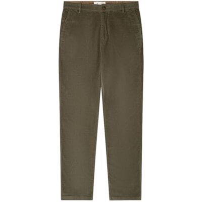 Springfield Kinesiska Micro Corduroy Trousers, Kaki, 44 för män Springfield Kinesiska Micro Corduroy Trousers, Kaki, 44 för män