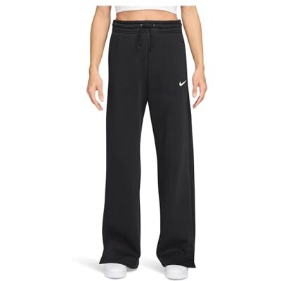 NIKE Phnx FLC Hr Wide 2 byxor för kvinnor, svart/sail, XL NIKE Phnx FLC Hr Wide 2 byxor för kvinnor, svart/sail, XL