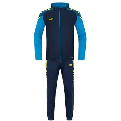JAKO Herr träningsoverall polyester performance med huva, marin/-blå, S JAKO Herr träningsoverall polyester performance med huva, marin/-blå, S
