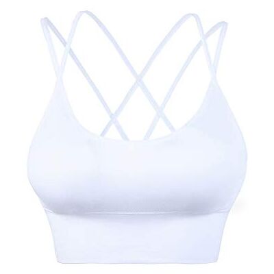EULLA Kvinnors sport BH, Vit, M EULLA Kvinnors sport BH, Vit, M