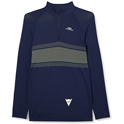 Dainese herr AWA Zip Jersey 3 Trikot MTB, svart iris/ljusgul, L Dainese herr AWA Zip Jersey 3 Trikot MTB, svart iris/ljusgul, L
