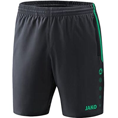 JAKO , Training & Fitness – barn, shorts, tävling 2.0, antracit/turkos, 152, 6218 JAKO , Training & Fitness – barn, shorts, tävling 2.0, antracit/turkos, 152, 6218
