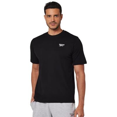 Reebok Harold Crewneck Ss T-shirt för män, svart, XS Reebok Harold Crewneck Ss T-shirt för män, svart, XS