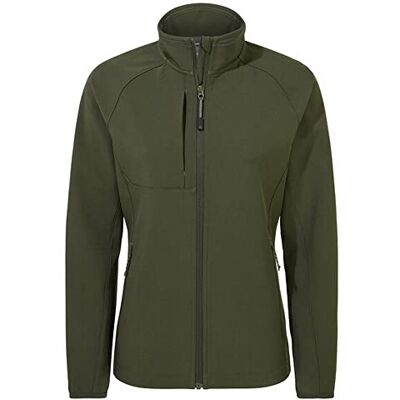 Craghoppers Expert kvinnors Basecamp Softshell fleecejacka, Mörk ceder grön, 46 Craghoppers Expert kvinnors Basecamp Softshell fleecejacka, Mörk ceder grön, 46