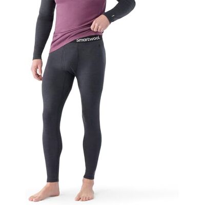 Smartwool Classic Thermal Merino Baslager Underdel för män, Charcoal Heather, L Smartwool Classic Thermal Merino Baslager Underdel för män, Charcoal Heather, L