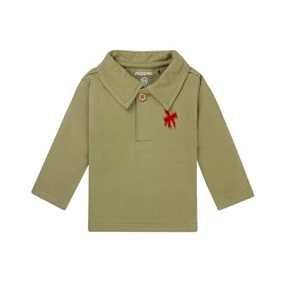 Noppies Baby pojkar pojkar Polo Ocampo långärmad pikétröja, Oljegrön – P038, 80 cm Noppies Baby pojkar pojkar Polo Ocampo långärmad pikétröja, Oljegrön – P038, 80 cm