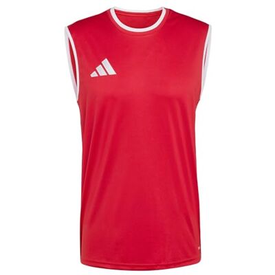 adidas herr Entrada26 Sleeveless Jersey Shirt, team power red 2/white, XXL adidas herr Entrada26 Sleeveless Jersey Shirt, team power red 2/white, XXL