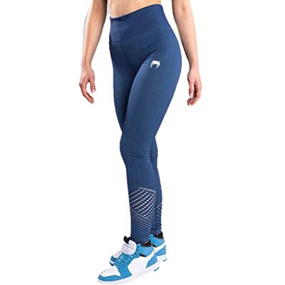 Venum Kvinnors Sparring Seamless Leggings, Marinblå, X-Small Venum Kvinnors Sparring Seamless Leggings, Marinblå, X-Small