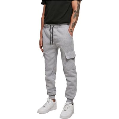 Southpole Herr cargofleece joggingbyxor, H. grå, S Southpole Herr cargofleece joggingbyxor, H. grå, S