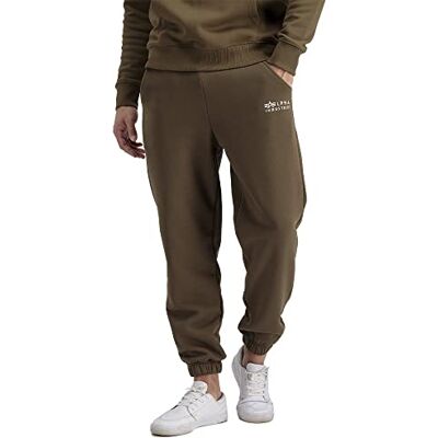 Alpha Industries Organics EMB Regular Jogger Sweatpants för män Organic Mud Alpha Industries Organics EMB Regular Jogger Sweatpants för män Organic Mud