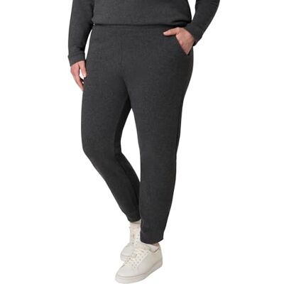 Hanes EcoSmart Joggingbyxor för kvinnor, medeltjock bomullsblandning, fleece-sweatpants, träningsbyxor, Schifer-ljung, S Hanes EcoSmart Joggingbyxor för kvinnor, medeltjock bomullsblandning, fleece-sweatpants, träningsbyxor, Schifer-ljung, S