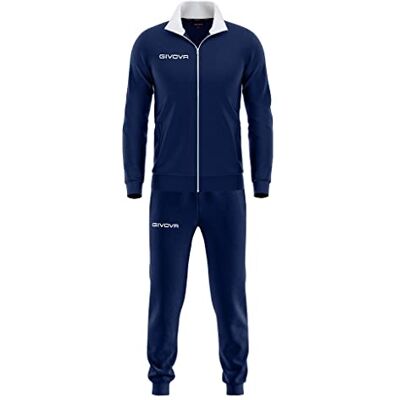 Givova TUTA TORINO TRIACETATO BLU/BIANCO Tg. M Givova TUTA TORINO TRIACETATO BLU/BIANCO Tg. M