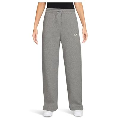 NIKE sportkläder Phoenix fleece byxor med hög midja och brett ben för kvinnor, IH1011 NIKE sportkläder Phoenix fleece byxor med hög midja och brett ben för kvinnor, IH1011