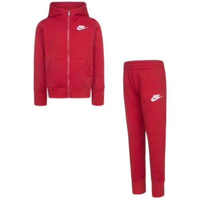 NIKE Sustainable Fz Set för barn, Gym Red, 4/5 år NIKE Sustainable Fz Set för barn, Gym Red, 4/5 år