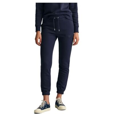 GANT Dam Tonal Archive Shield Sweat Pants lediga byxor, kvällsblå, standard, Kvällsblå, S GANT Dam Tonal Archive Shield Sweat Pants lediga byxor, kvällsblå, standard, Kvällsblå, S