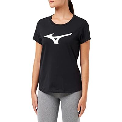 Mizuno Dam Athletic Rb T-shirt, svart, M Mizuno Dam Athletic Rb T-shirt, svart, M