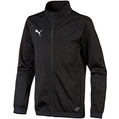 PUMA Barn LIGA Träningsjacka Jr jacka, svart vit, 116 PUMA Barn LIGA Träningsjacka Jr jacka, svart vit, 116
