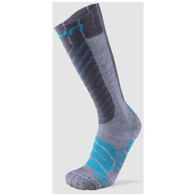 UYN dam Comfort Fit skidskor Grå/turkos 37-38 UYN dam Comfort Fit skidskor Grå/turkos 37-38