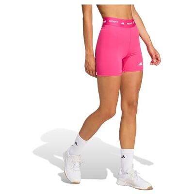 adidas Kobiety TECHFIT Short Leggings, real magenta, XL Long adidas Kobiety TECHFIT Short Leggings, real magenta, XL Long