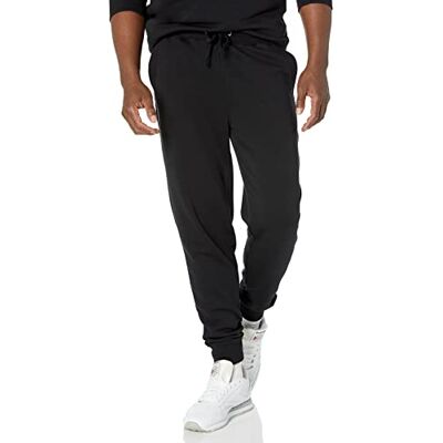 Amazon Essentials lättvikts franska terry-joggingbyxor (finns i stora och långa), svart, XX-Large Amazon Essentials lättvikts franska terry-joggingbyxor (finns i stora och långa), svart, XX-Large