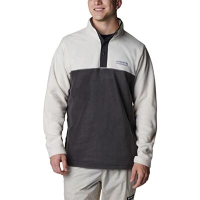 Columbia herr fleece tröja Steens Mountain Half Snap, Haj, krita, haj, XL Columbia herr fleece tröja Steens Mountain Half Snap, Haj, krita, haj, XL