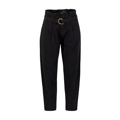 Alpha Industries Paperbag Pant-byxor för kvinnor Black Alpha Industries Paperbag Pant-byxor för kvinnor Black