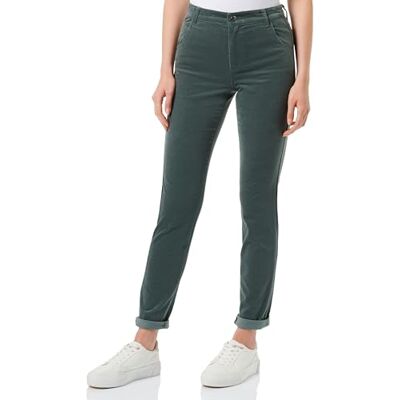 s.Oliver Sales GmbH & Co. KG/ Dambyxor långa, slim fit byxor långa, slim fit, Grön, 34W x 32L s.Oliver Sales GmbH & Co. KG/ Dambyxor långa, slim fit byxor långa, slim fit, Grön, 34W x 32L
