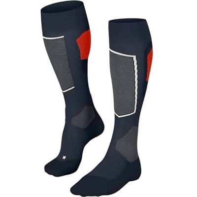 FALKE herr Skidstrumpor SK4 Advanced M Kh ull funktionsmaterial varm tunn 1 par, Blå Limoges 6117-O, 44-45 FALKE herr Skidstrumpor SK4 Advanced M Kh ull funktionsmaterial varm tunn 1 par, Blå Limoges 6117-O, 44-45