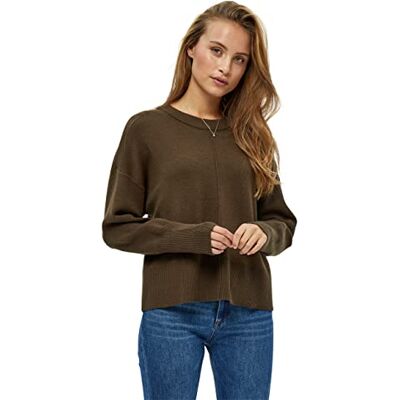 Peppercorn Dam Rosalia Drop Axel Pullover, Skifferbrun, XS Peppercorn Dam Rosalia Drop Axel Pullover, Skifferbrun, XS