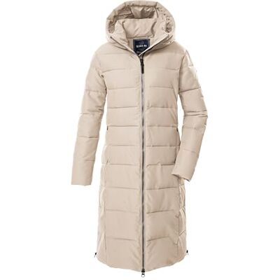G.I.G.A. DX quiltad damkappa/quiltad parka/funktionell kappa i dunlook med huva GW 88 WMN QLTD CT, ljusbeige, 44, 43534-000 G.I.G.A. DX quiltad damkappa/quiltad parka/funktionell kappa i dunlook med huva GW 88 WMN QLTD CT, ljusbeige, 44, 43534-000