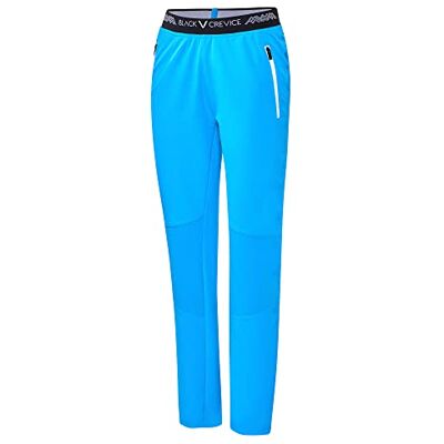 Black Crevice Utomhusbyxor för kvinnor I högkvalitativa vandringsbyxor av 90% polyester och 10% spandex I vattenavvisande utomhusbyxor dam I ventilerande vandringsbyxor dam med elastisk linning, Black Crevice Utomhusbyxor för kvinnor I högkvalitativa vandringsbyxor av 90% polyester och 10% spandex I vattenavvisande utomhusbyxor dam I ventilerande vandringsbyxor dam med elastisk linning,