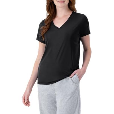 Hanes Sport Cool DRI Performance V-ringad T-shirt för kvinnor Hanes Sport Cool DRI Performance V-ringad T-shirt för kvinnor