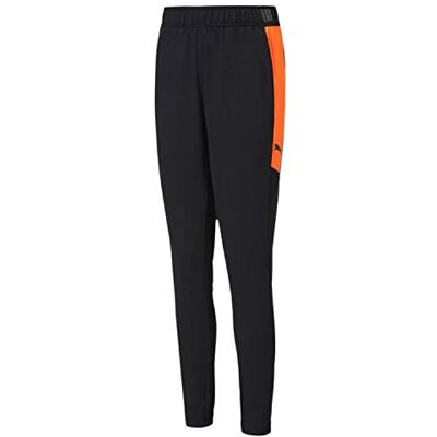 PUMA Ftblnxt byxa Jr byxor Black-Shocking Orange 140 PUMA Ftblnxt byxa Jr byxor Black-Shocking Orange 140