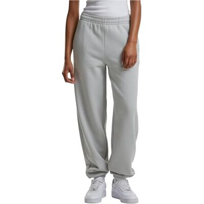 Urban Classics dam fluffiga sweatpants, Lightasfal, M Urban Classics dam fluffiga sweatpants, Lightasfal, M