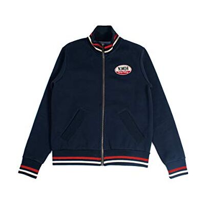 KIMOA Sudadera Chaqueta Racing Team Fleece azul, S unisex vuxen KIMOA Sudadera Chaqueta Racing Team Fleece azul, S unisex vuxen